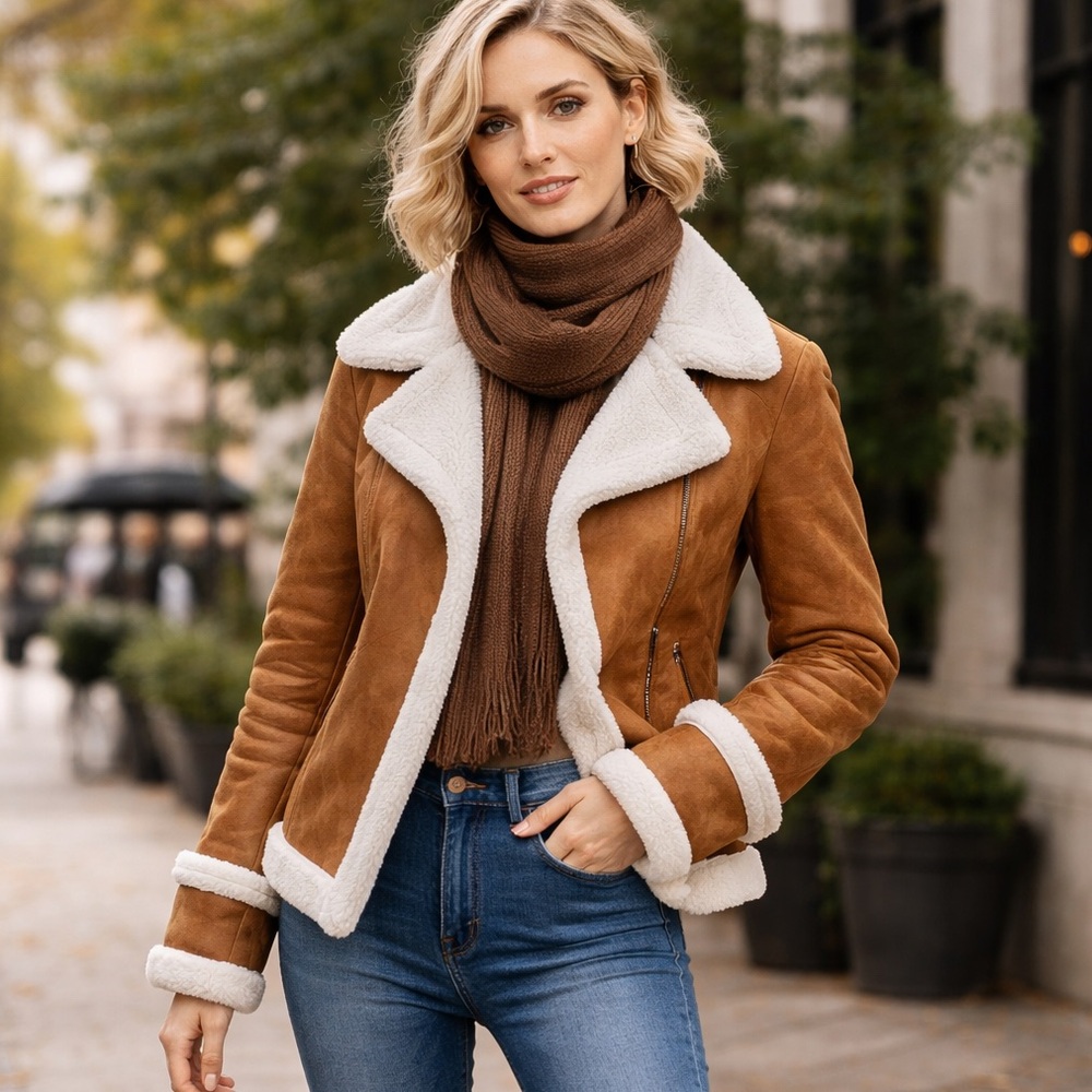 Renuar Faux Suede Jacket